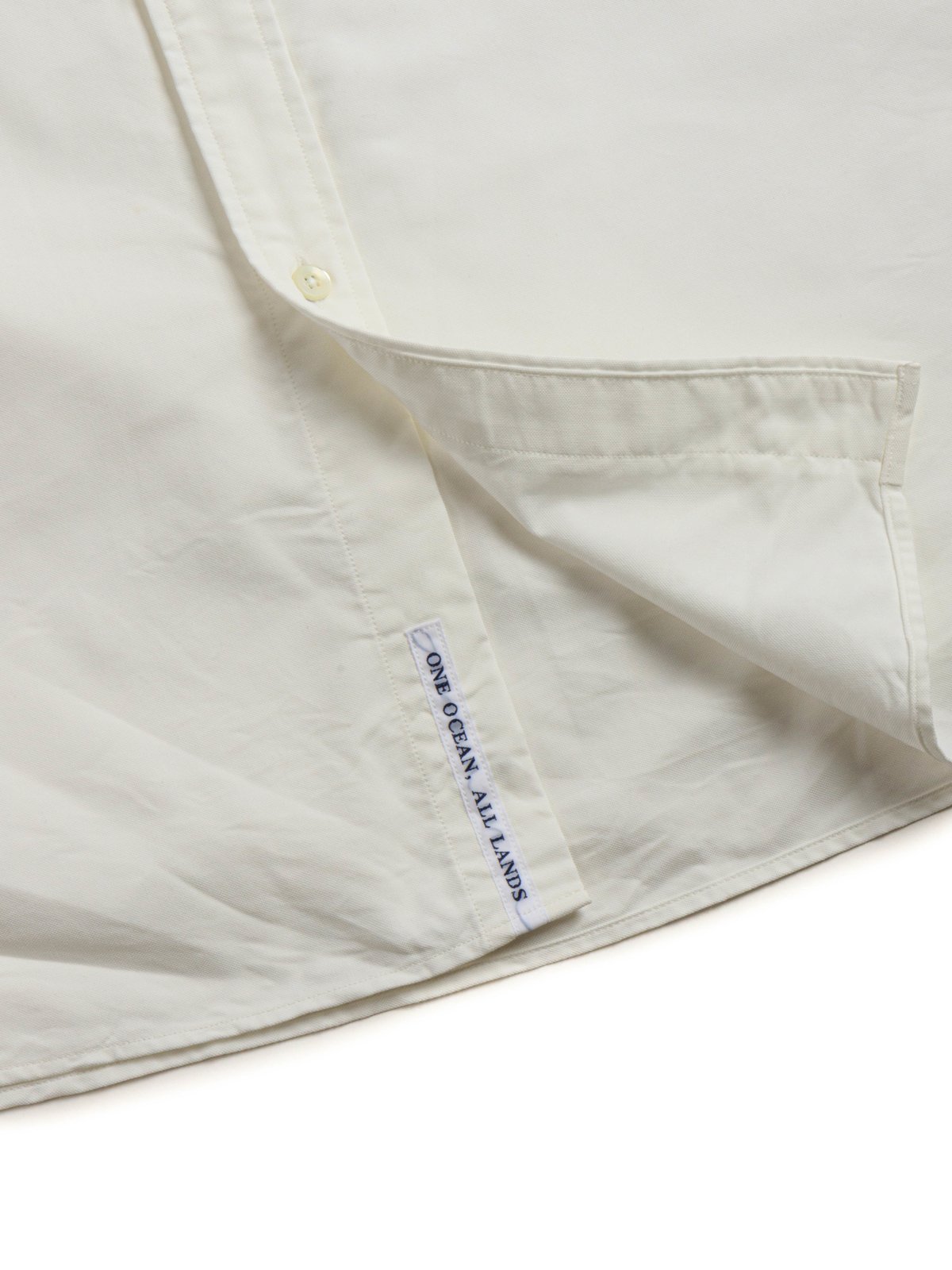 BUTTON DOWN WIND SHIRT WHITE - Image 4