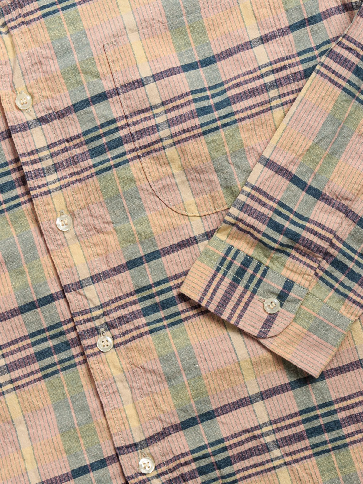 (LOT JG–16) THE KING OF THE MADRAS SHIRT SALMON - Image 3