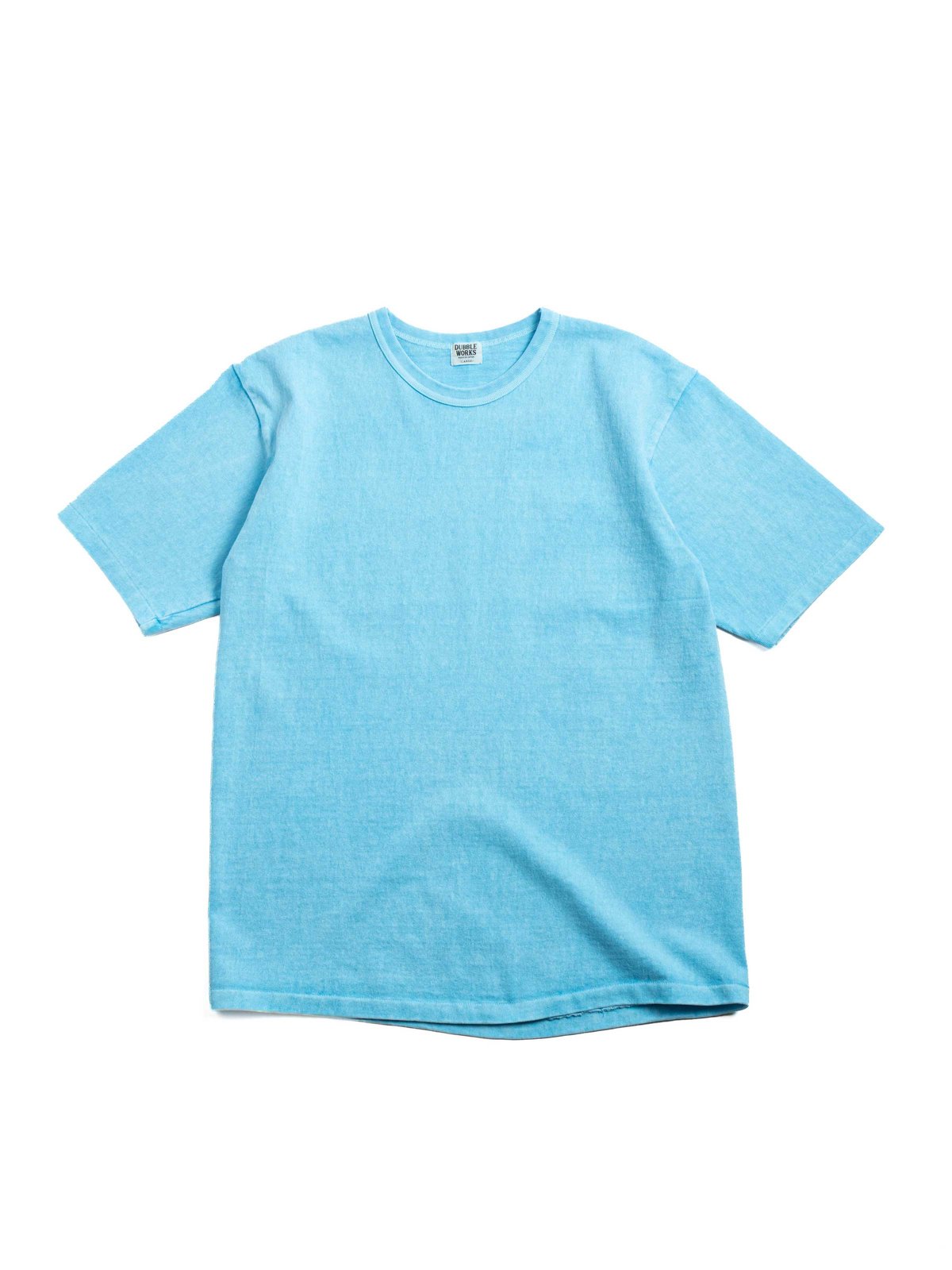 (37001PD) 9.5oz HEAVY WEIGHT S/S TEE / PD. LT. BLUE - Image 1