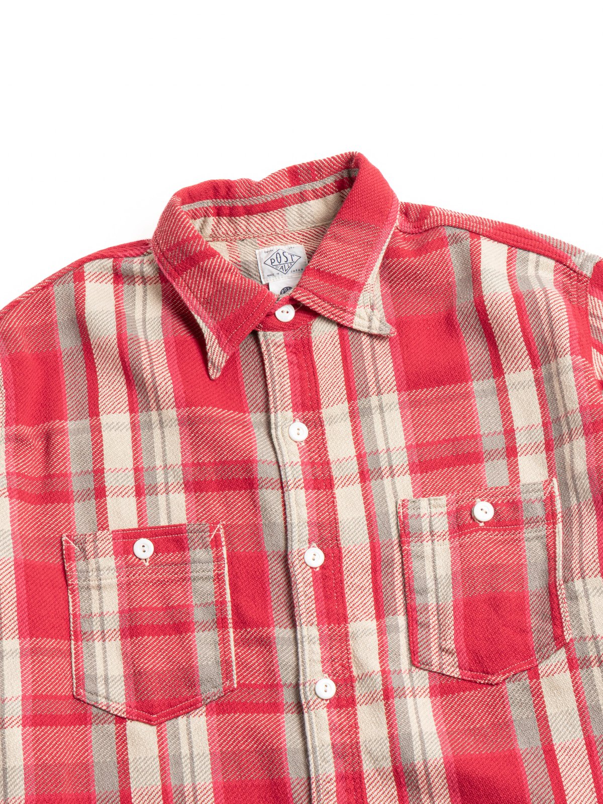 ST LOUIS COTTON  FLANNEL PLAID RED - Image 2
