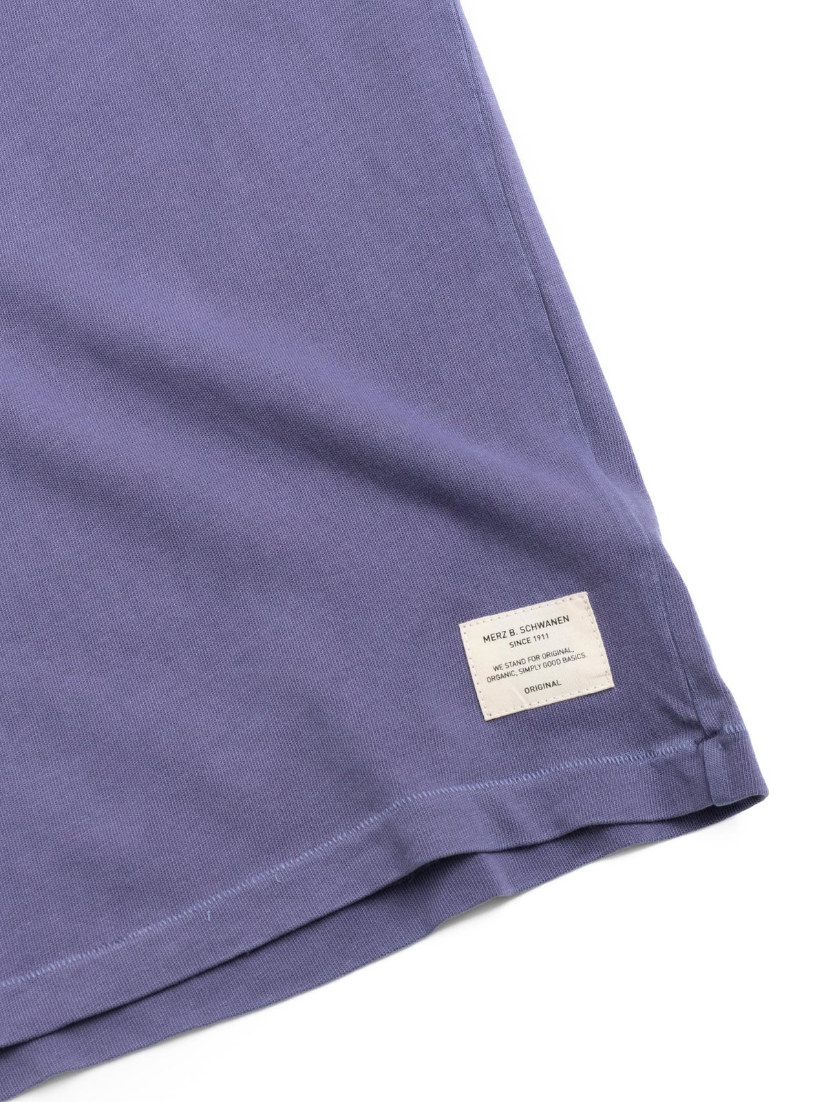 GOOD BASICS CTOS04 T–SHIRT WASHED OVERSIZED FIT PURPLE BLUE - Image 3