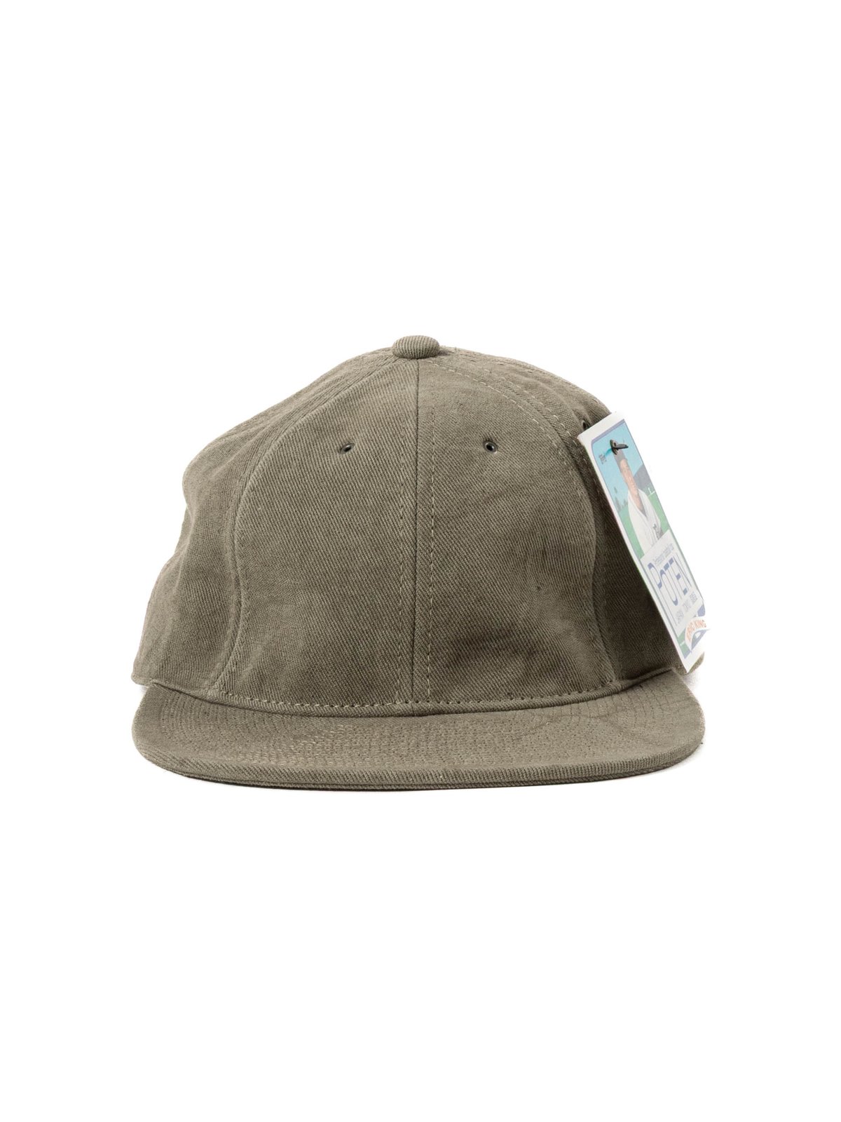 POTEN VINTAGE LINEN TWILL CAP GREY  - Image 1