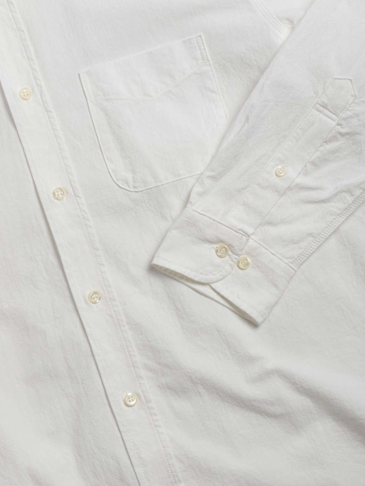 (F3502) OX B.D SHIRT WHITE - Image 3