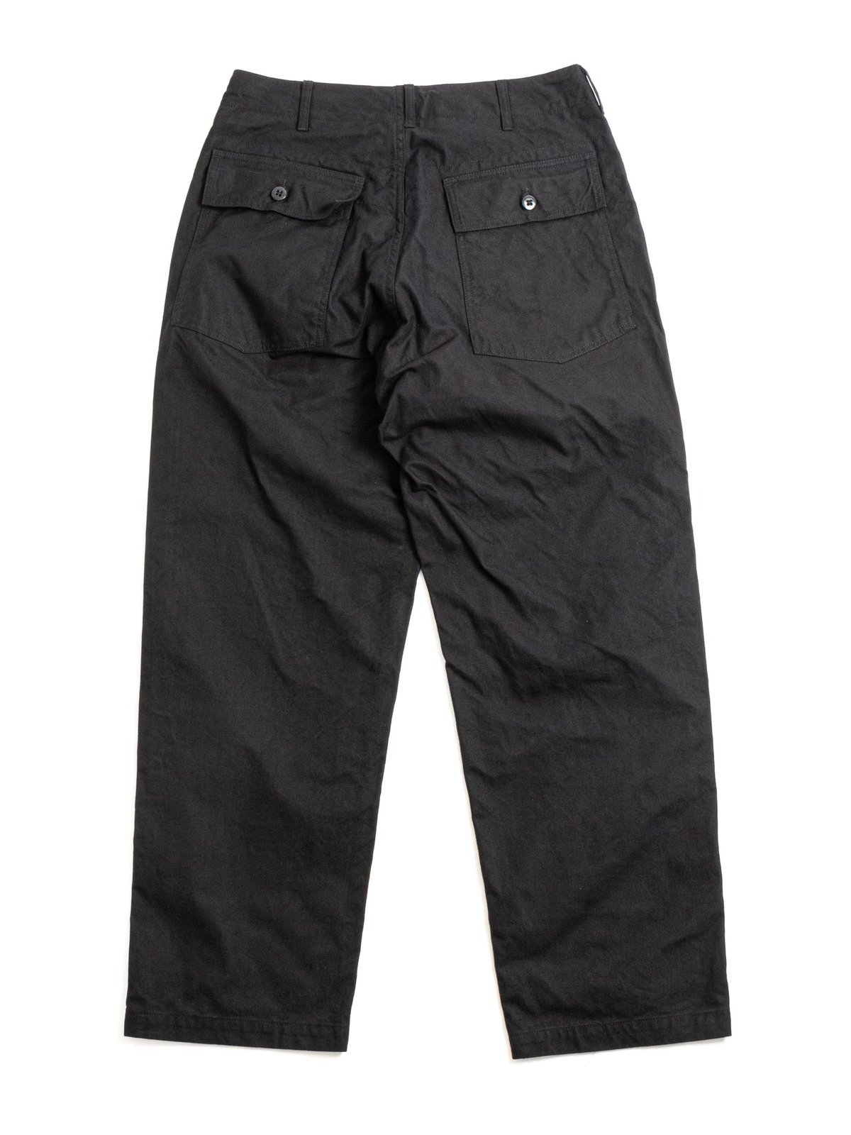 FATIGUE PANT BLACK COTTON BRUSHED HB - Image 7