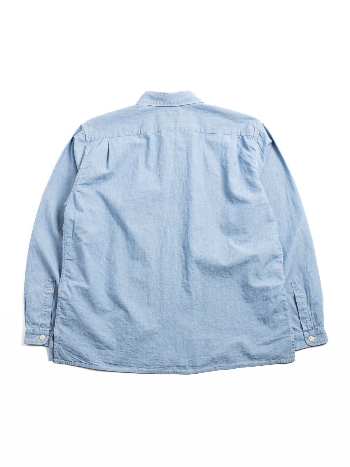 (SV&ndash;SH&ndash;030) CHAMBRAY L/S BD SHIRT LIGHT BLUE - Image 3