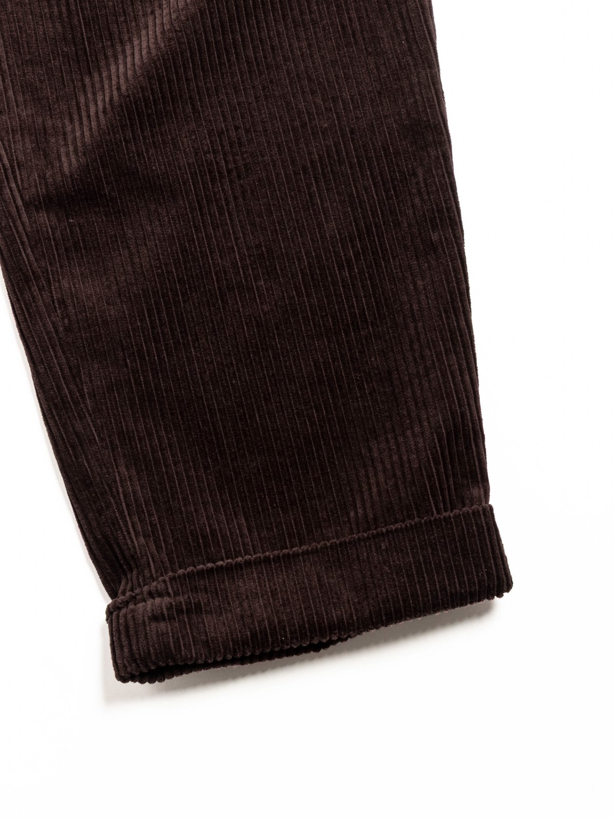 CARLYLE PANT / DK.BROWN COTTON 4.5W CORDUROY - Image 4