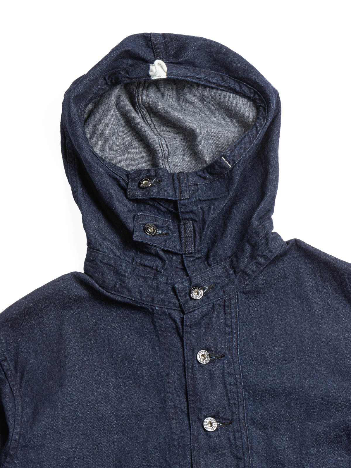 CRAFTMASTER HOODY 8oz DENIM INDIGO - Image 3
