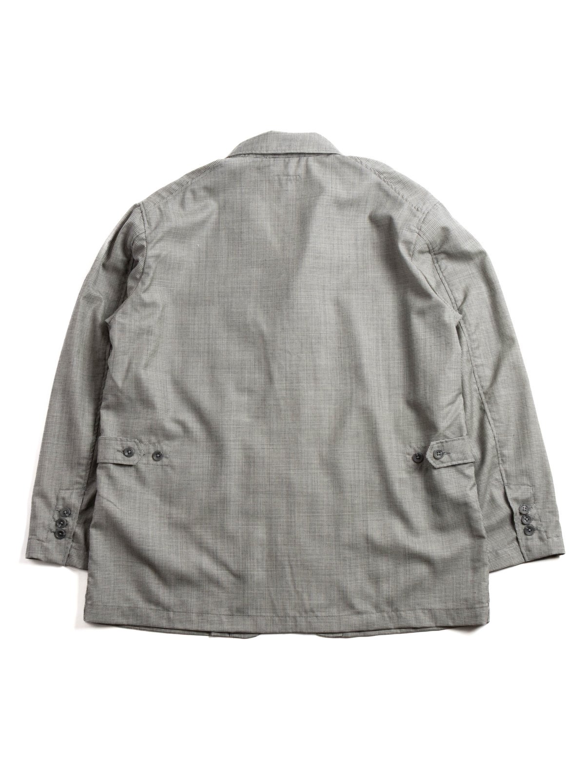 LOITER JACKET GREY MICRO HOUNDSTOOTH TROPICAL WOOL - Image 5