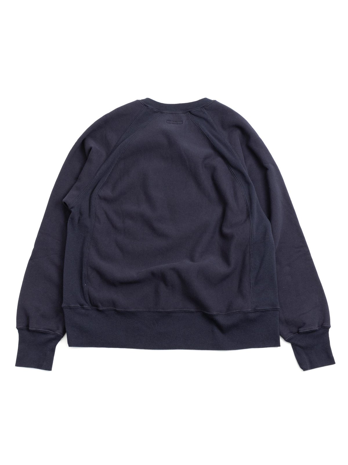 RAGLAN CREW NAVY COTTON HEAVY FLEECE - Image 5