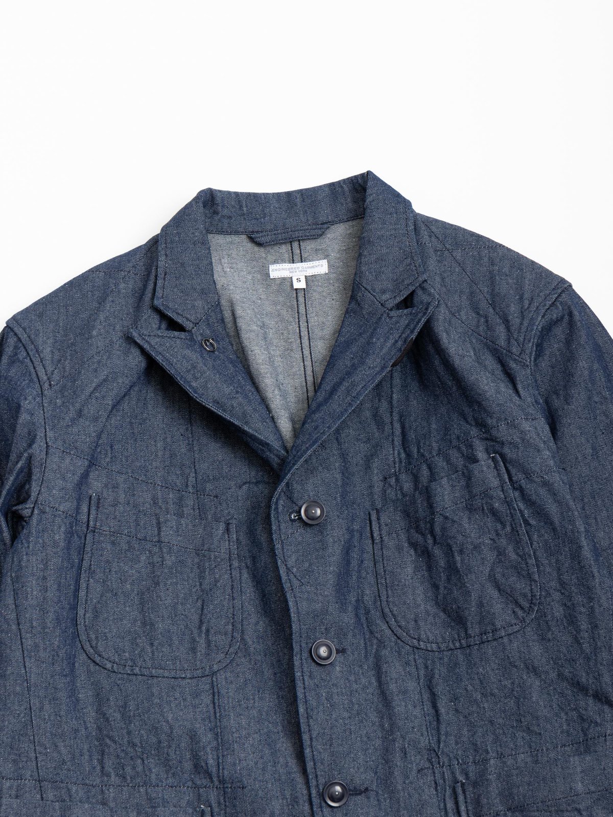 BEDFORD JACKET INDIGO INDUSTRIAL 8oz DENIM by Engineered Garments