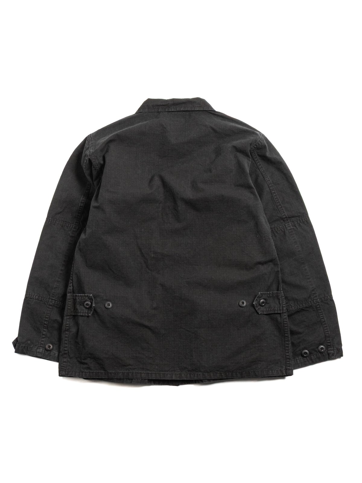 (6110) B.D.U. JACKET RIPSTOP BLACK STONE - Image 5