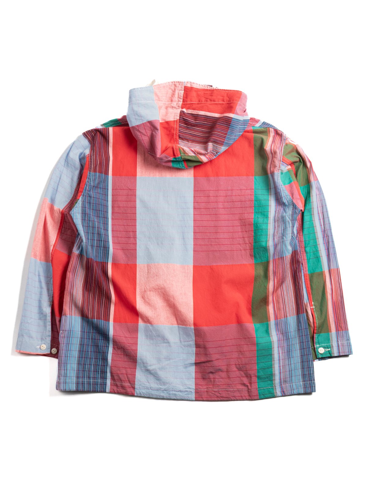 CAGOULE SHIRT RED COTTON BIG MADRAS - Image 5