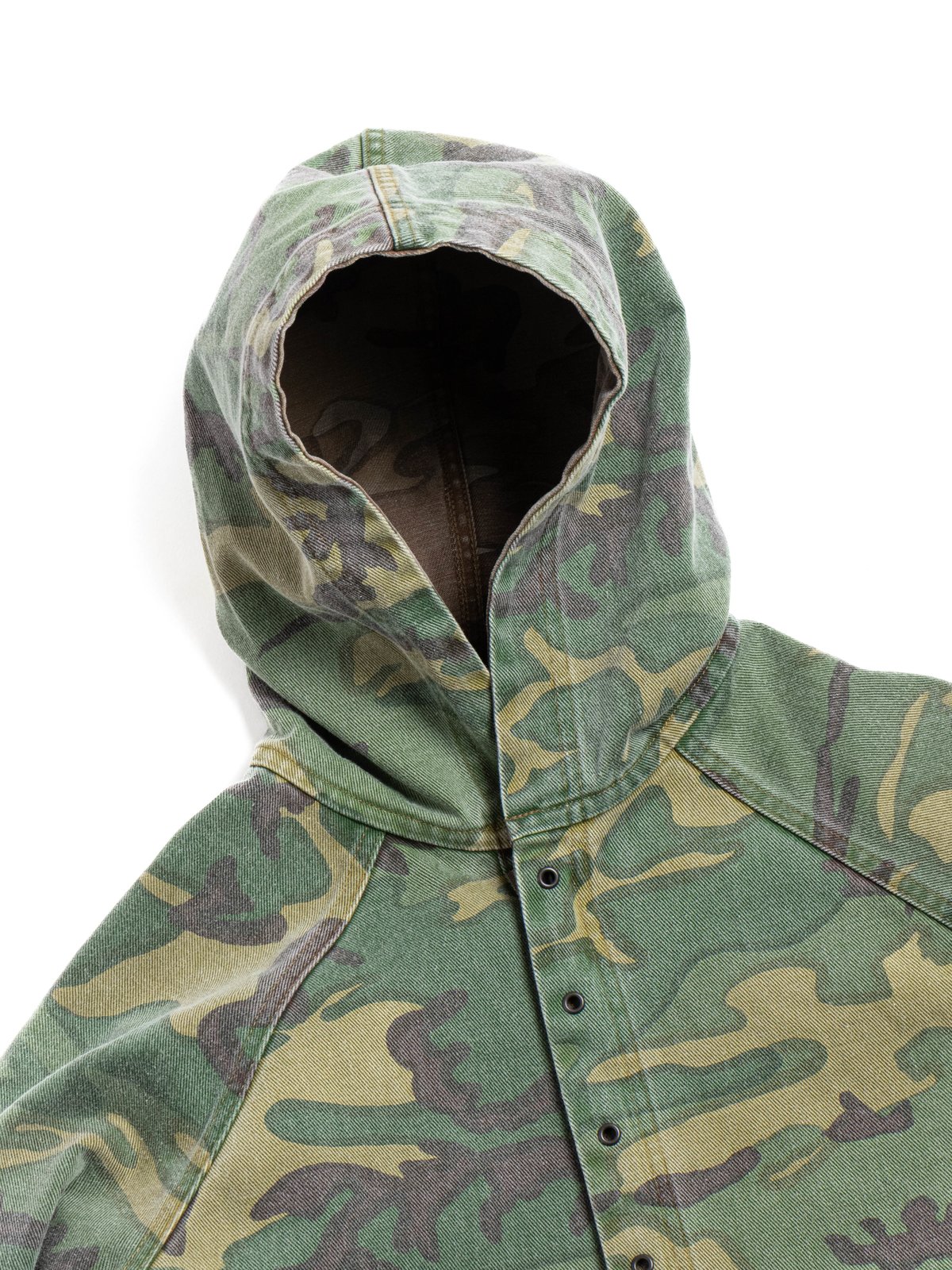 NEEDLES REVERSIBLE HOODED COAT CAMO TWILL - Image 2