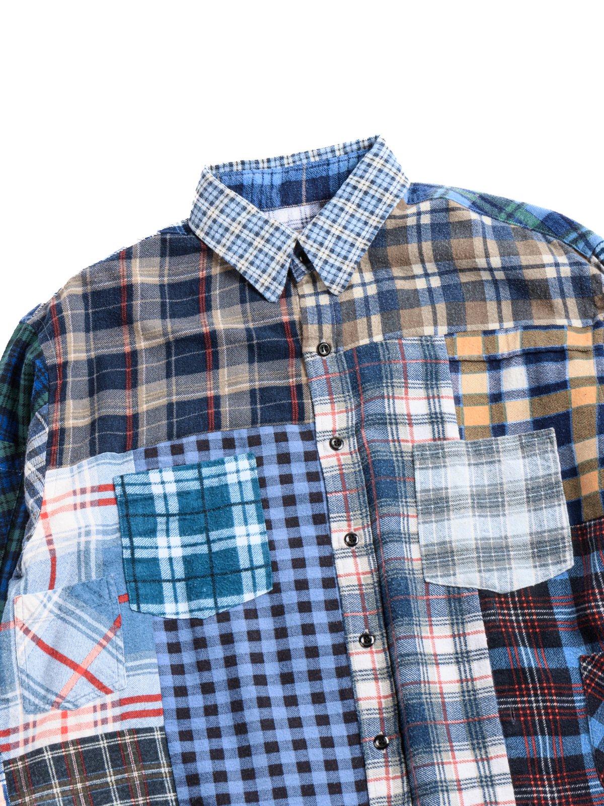 REBUILD by NEEDLES FLANNEL SHIRT STRAIGHT HEM SHIRT ASSORTED 4 - Image 1