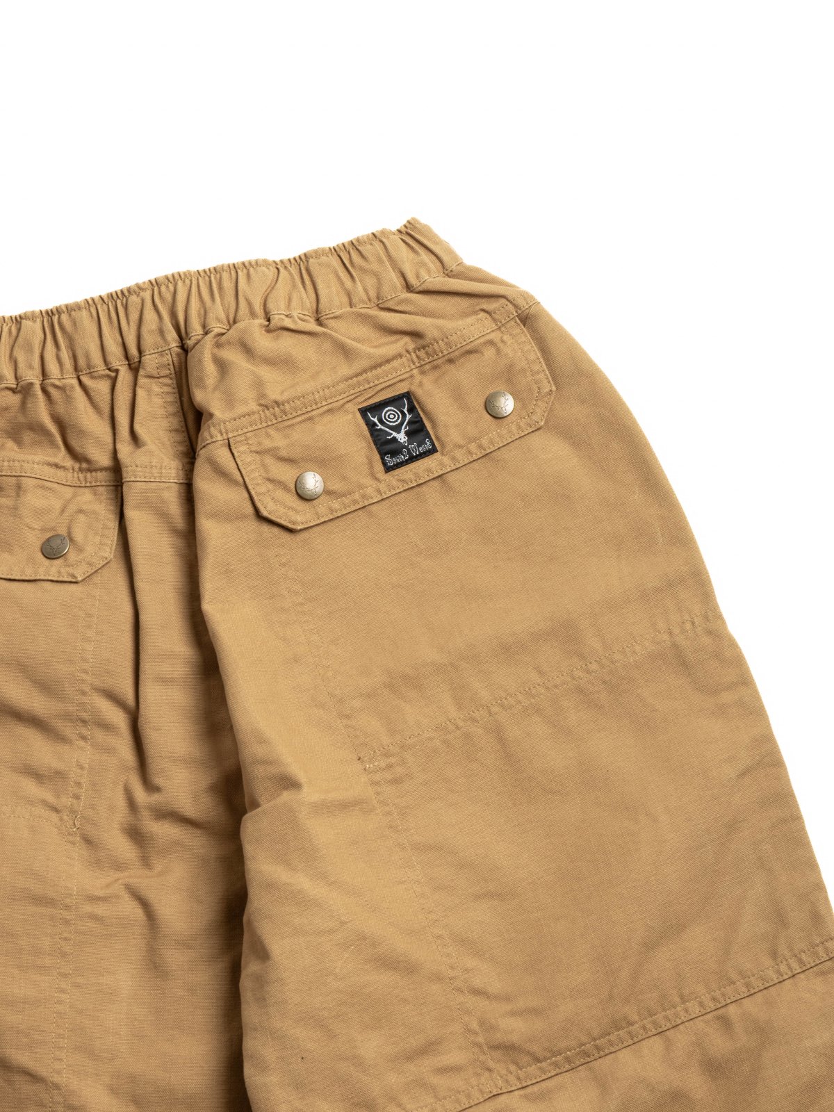 SOUTH2 WEST8 BELTED HARBOR PANT OX PARAFFIN COATING MUSTARD - Image 4