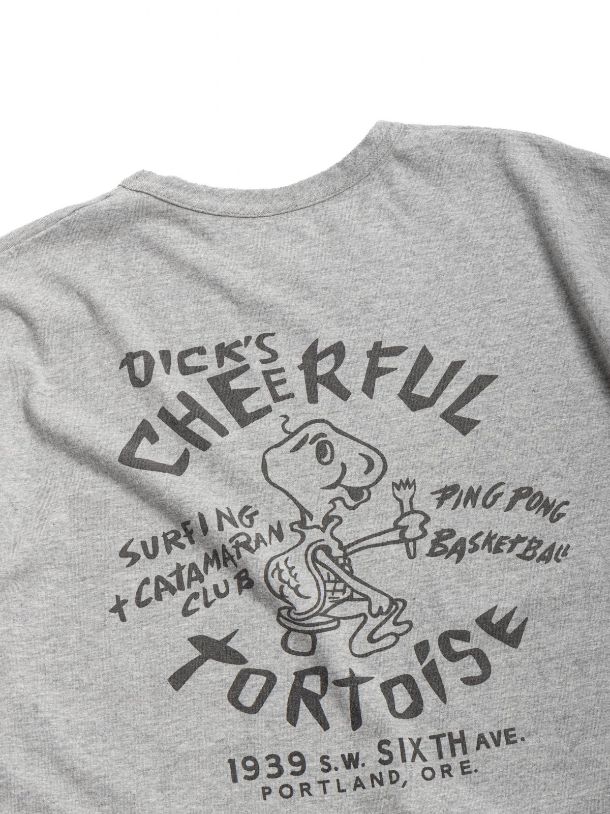 (LOT 4064) TORTOISE T&ndash;SHIRT HEATHER GREY - Image 3