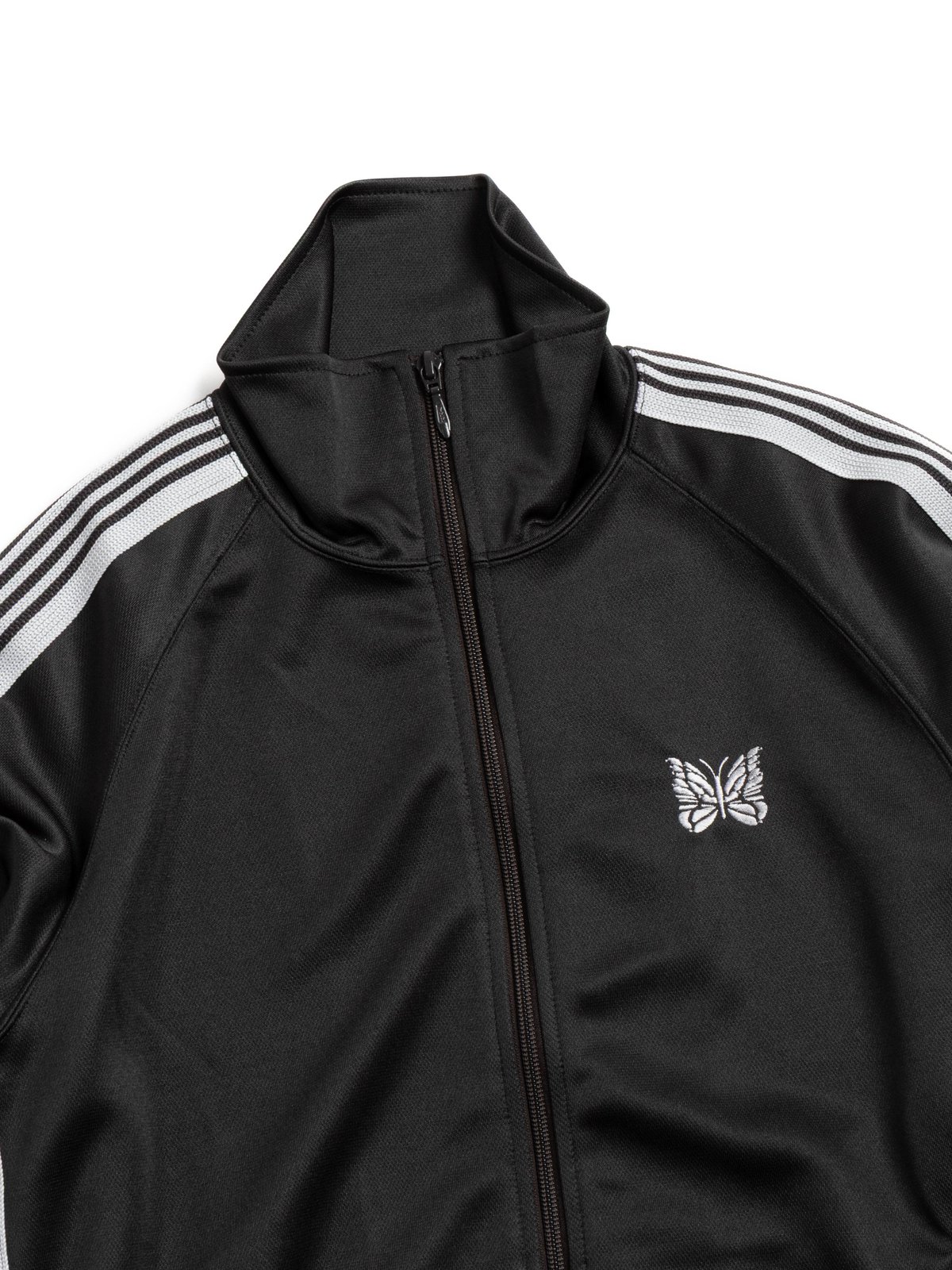 NEEDLES TRACK JACKET POLY SMOOTH CHARCOAL - Image 2