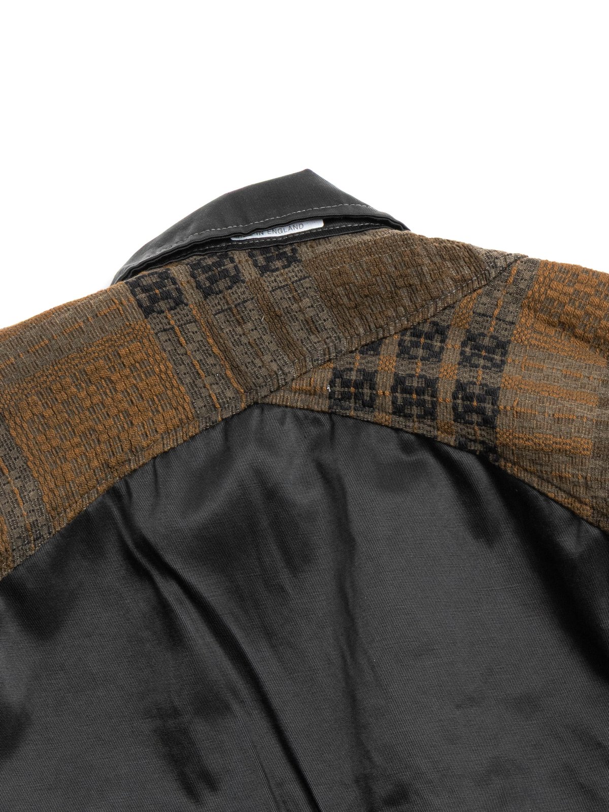 MALA REVERSIBLE JACKET FLIGHT NYLON & COTTON COVERLET SHALE - Image 10