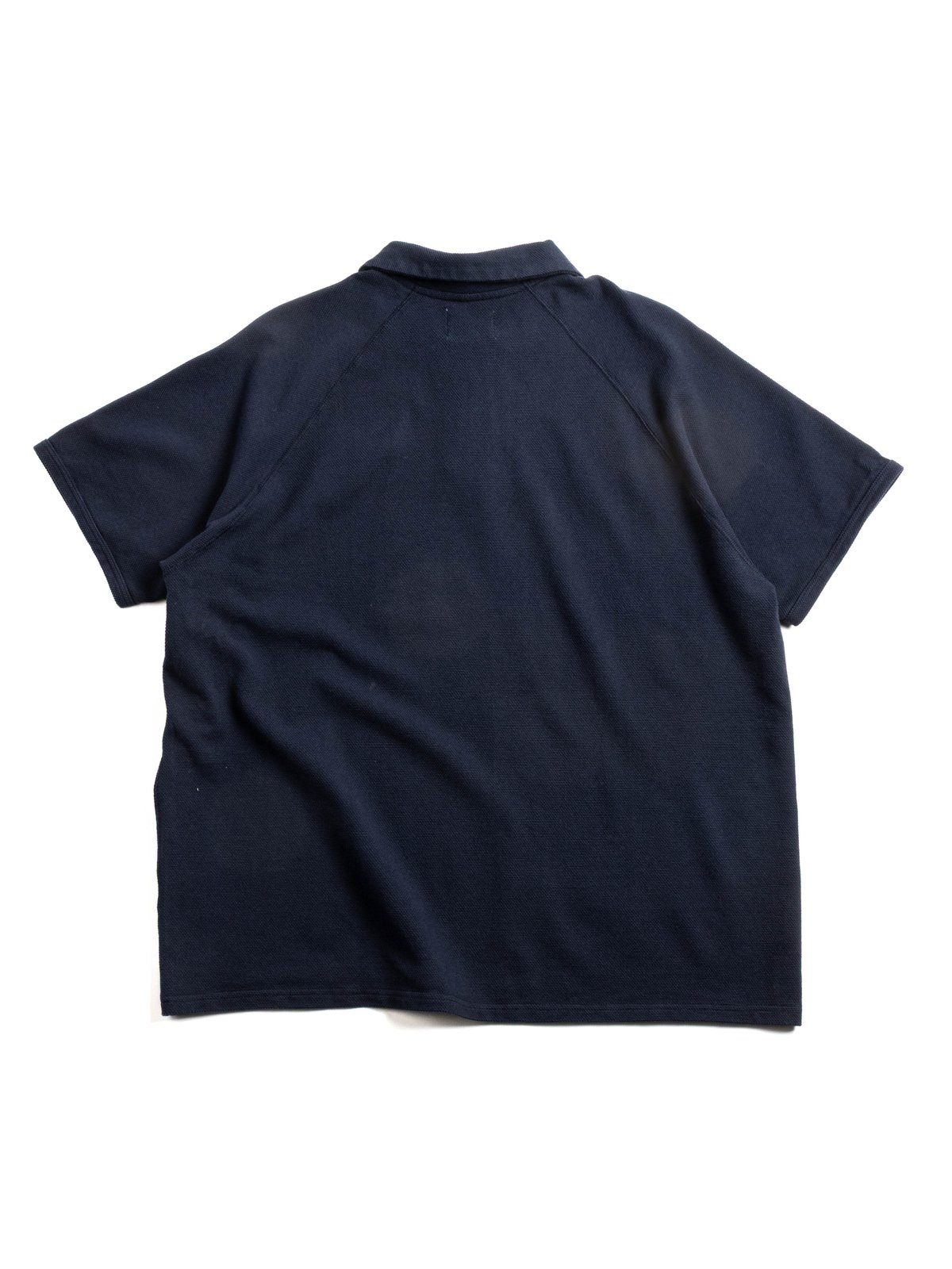 (KP2212ST) RAFFIA HEAVYWEIGHT PIQUE SKIPPER NAVY - Image 4