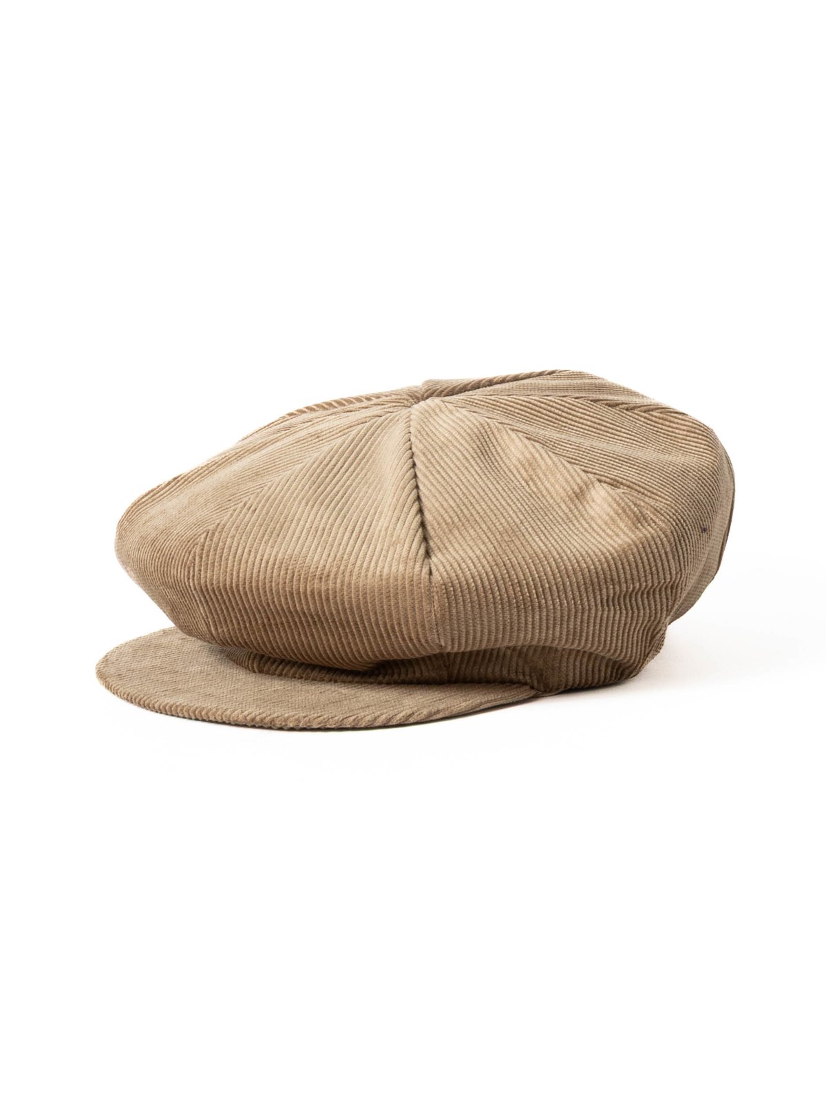 NEWSBOY CAP 8W CORDUROY KHAKI - Image 1