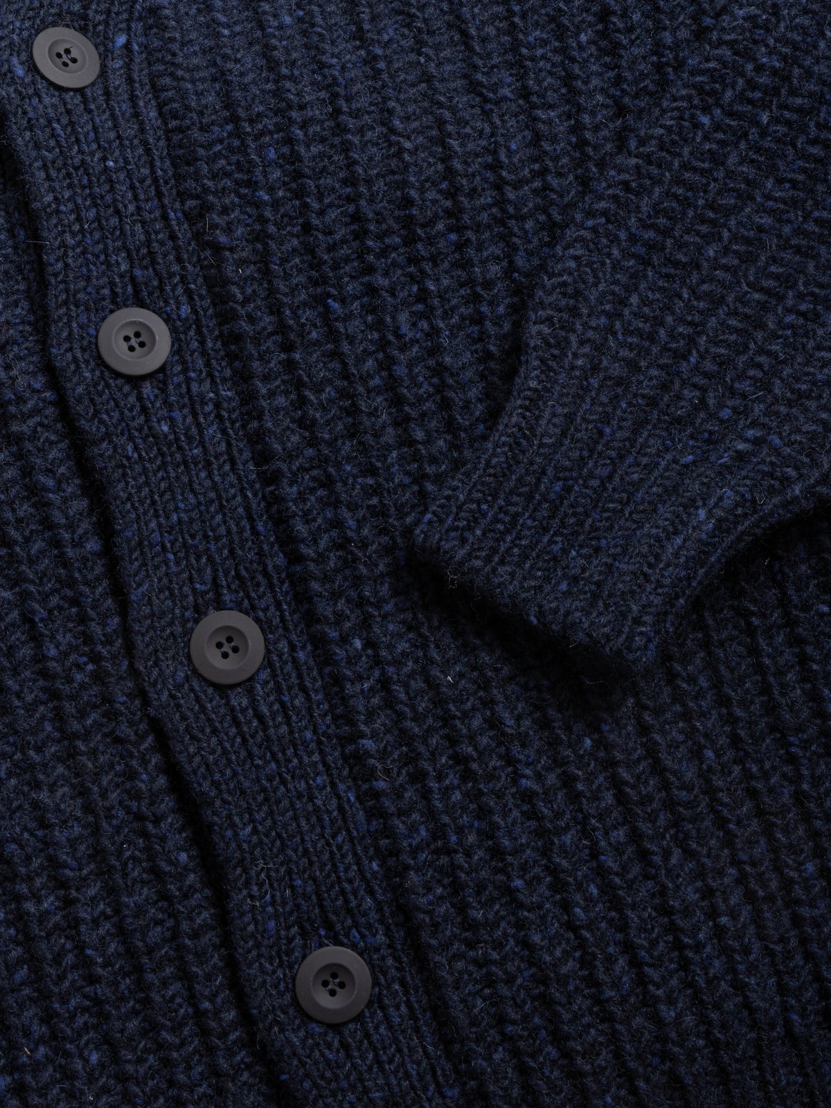 HOWLIN’ SAFETY KNIT V CARDIGAN NAVY - Image 3
