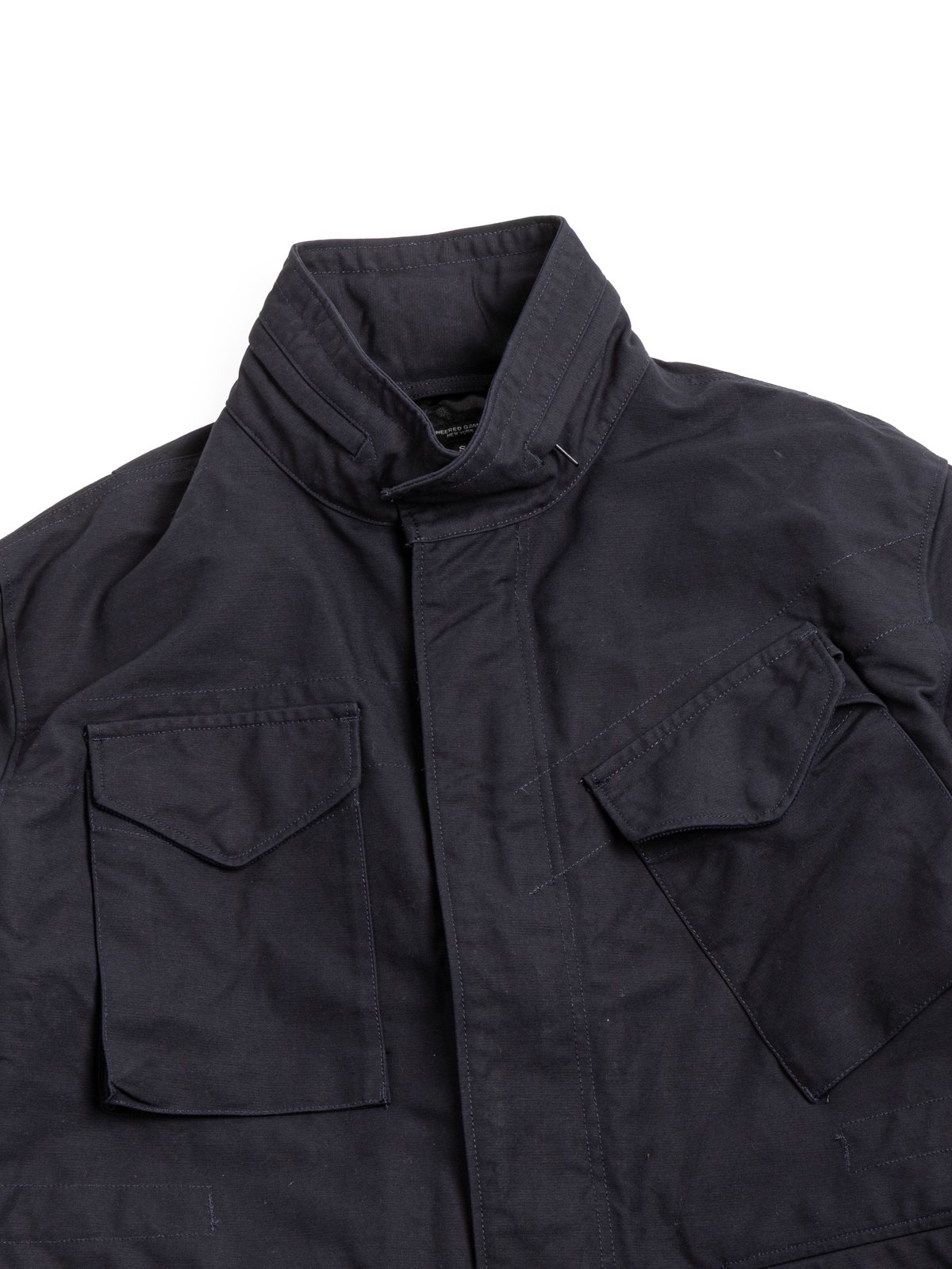 M65 FIELD JACKET / NAVY COTTON DOUBLE CLOTH - Image 2