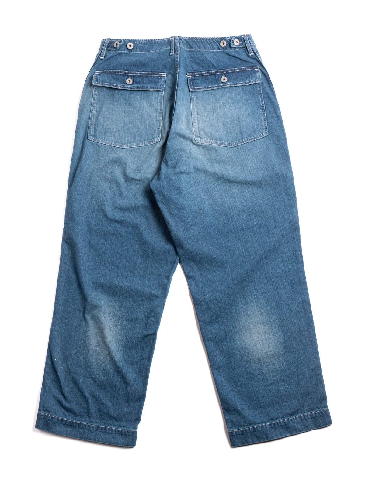 DENIM BAKER PANT (USED WASH) INDIGO - Image 6