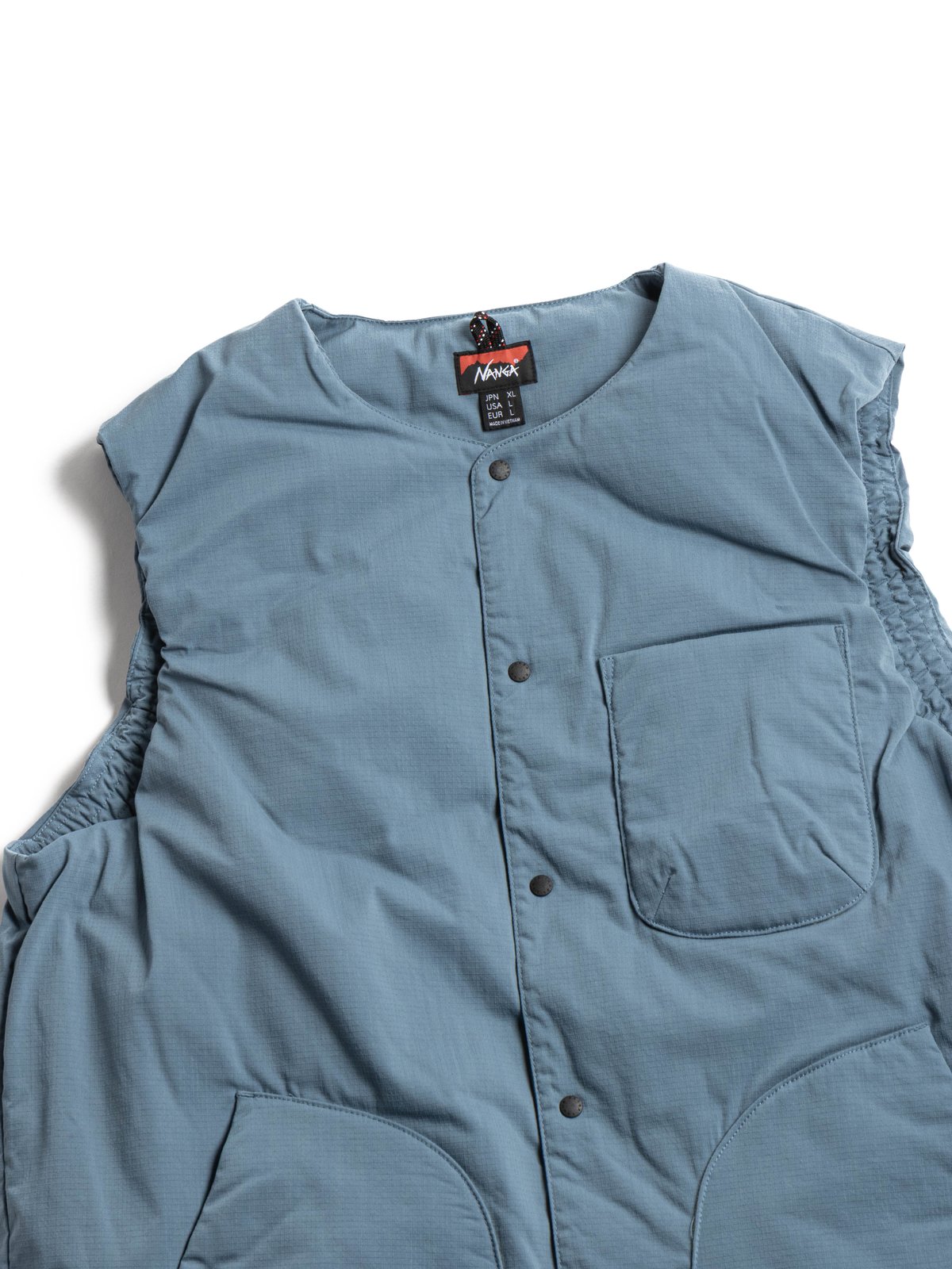 NANGA HINOC RIPSTOP INNER DOWN VEST F.BLU - Image 2
