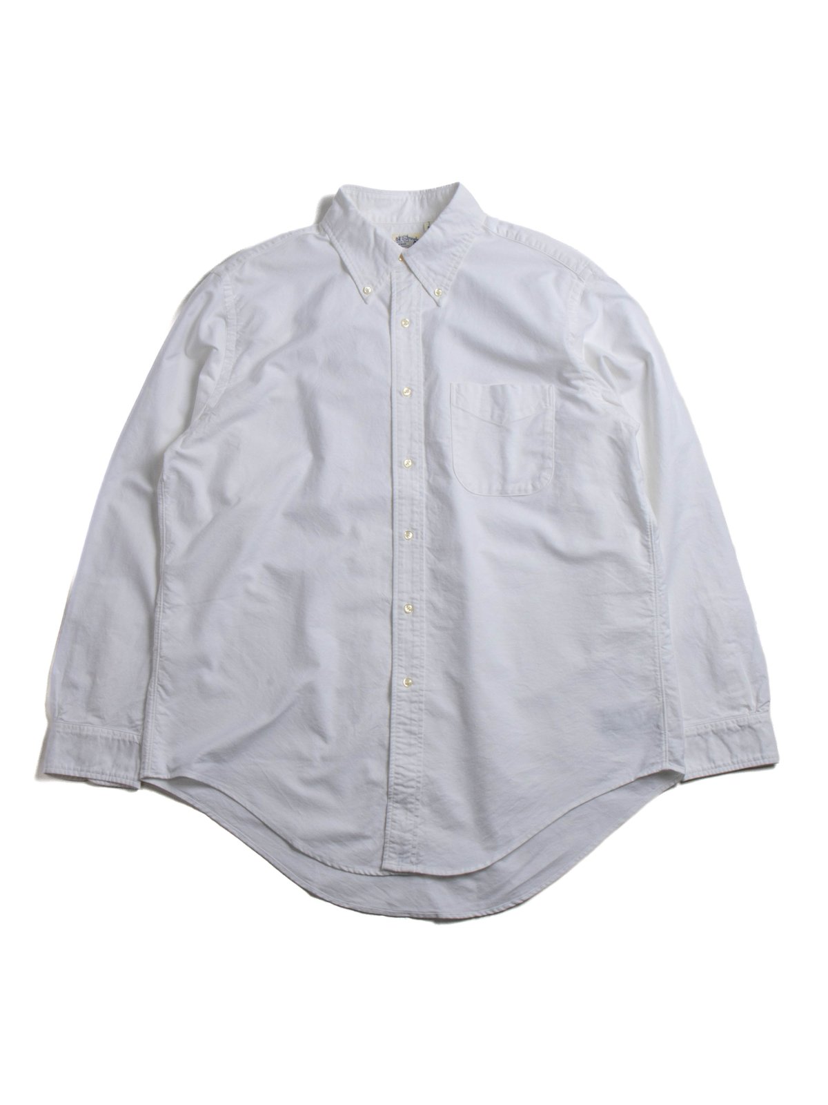 (8112) OXFORD BD SHIRT WHITE - Image 1
