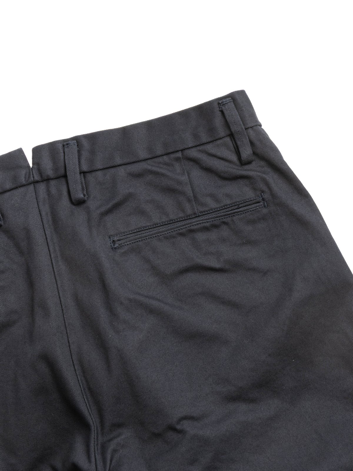 (SV–PT–005) CHINO 2–TUCK TROUSERS NAVY - Image 5