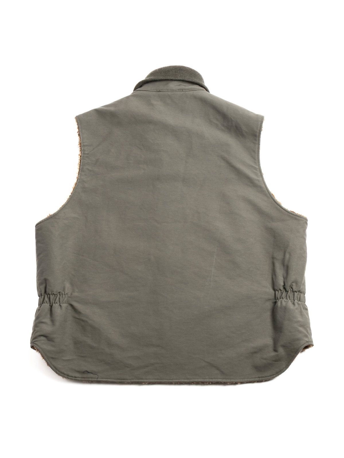 LL VEST OLIVE COTTON DOUBLE CLOTH - Image 5