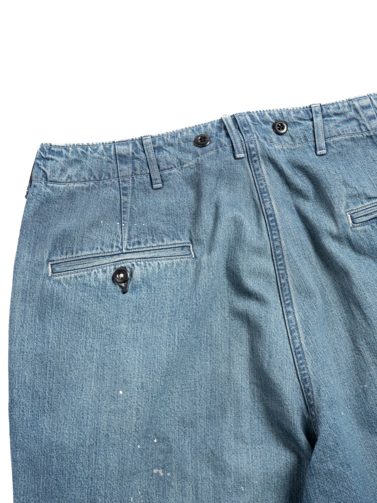 (44&ndash;705D) DENIM WORK TROUSER USED - Image 4