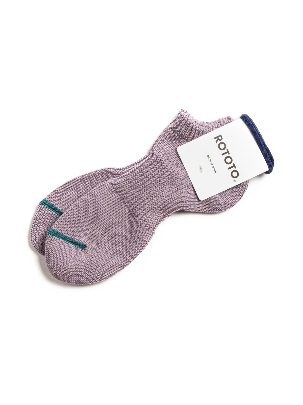 (R1646) CHUNKY SNEAKER SOCKS PURPLE / SEA GREEN - Image 2