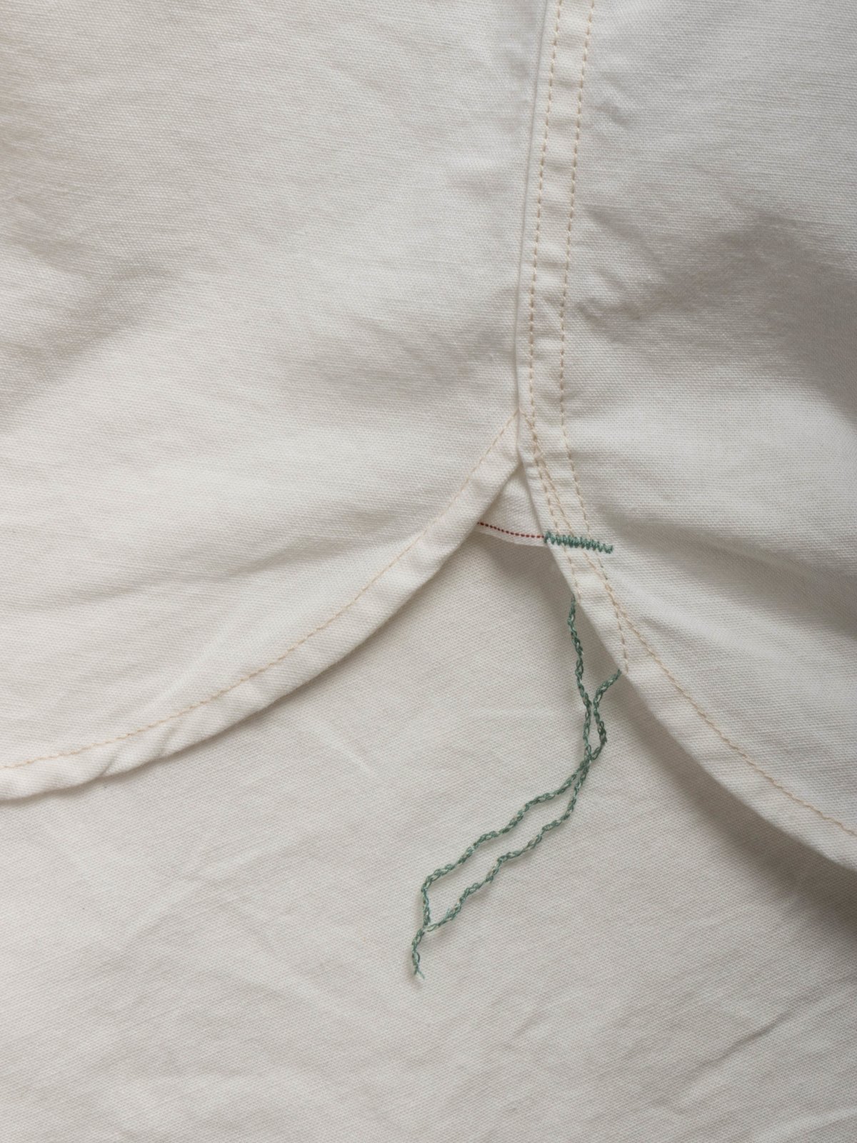 (SV–SH–010) SELVEDGE CHAMBRAY SHIRT WHITE - Image 4