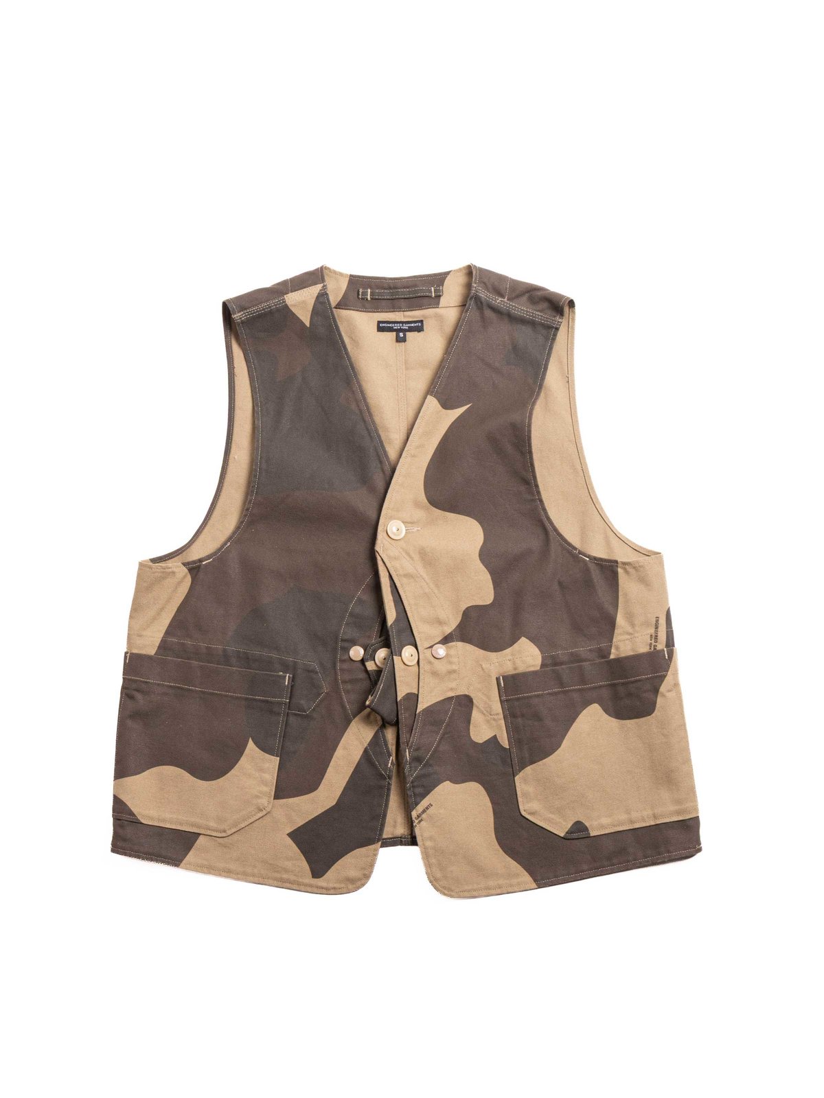 UPLAND VEST BROWN MAMMOTH DUCK CAMO CANVAS - Image 1