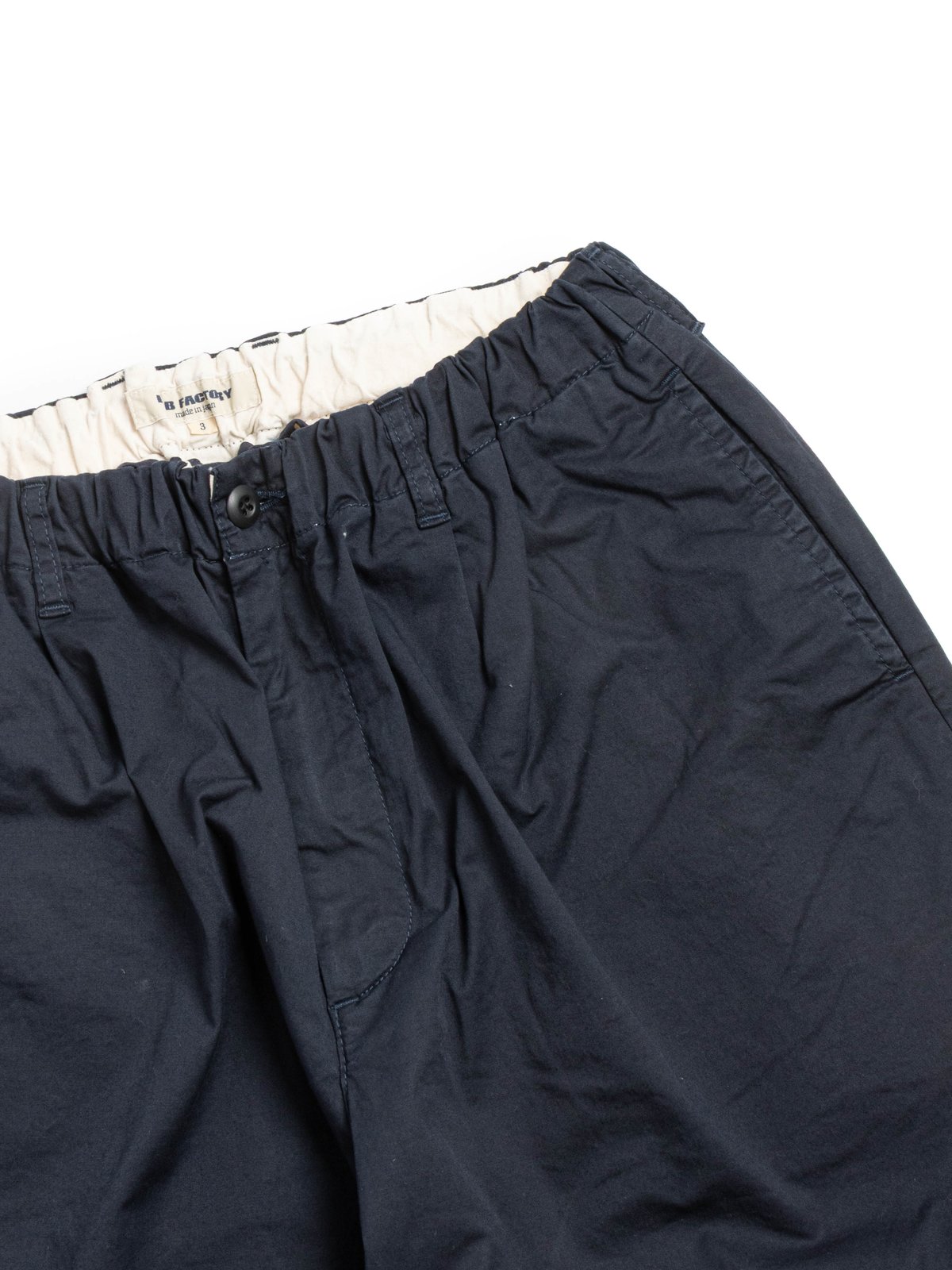 (F0549) ST TWILL EASY PANTS NAVY - Image 2