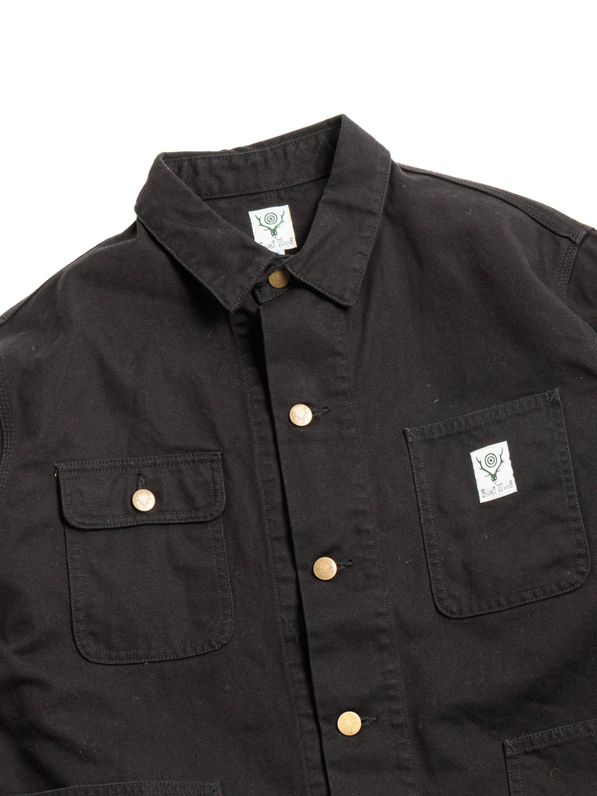 COVERALL 11.5oz COTTON CANVAS BLACK - Image 2