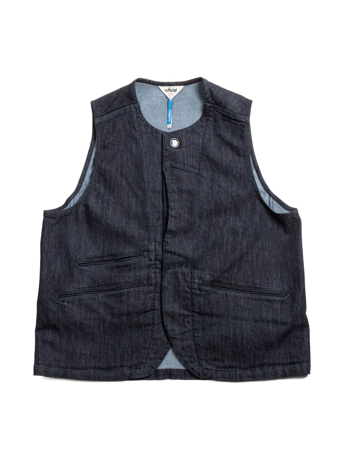 FLEXDURA DENIM VEST INDIGO - Image 1