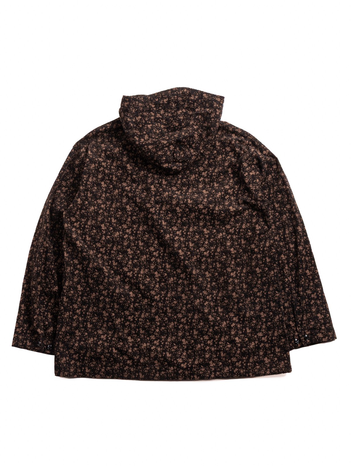 CAGOULE SHIRT BLACK 21W CORDUROY SMALL FLORAL PRINT - Image 5