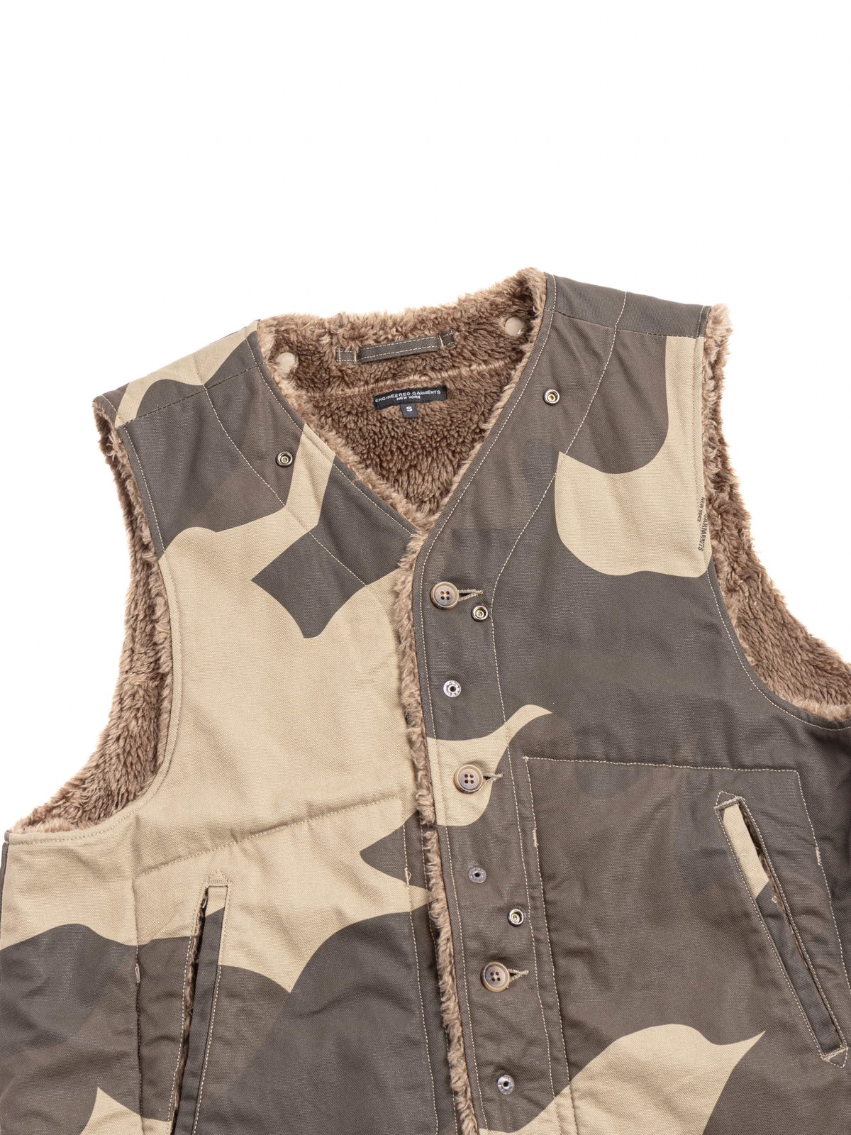 LINER VEST BROWN MAMMOTH DUCK CAMO CANVAS - Image 2