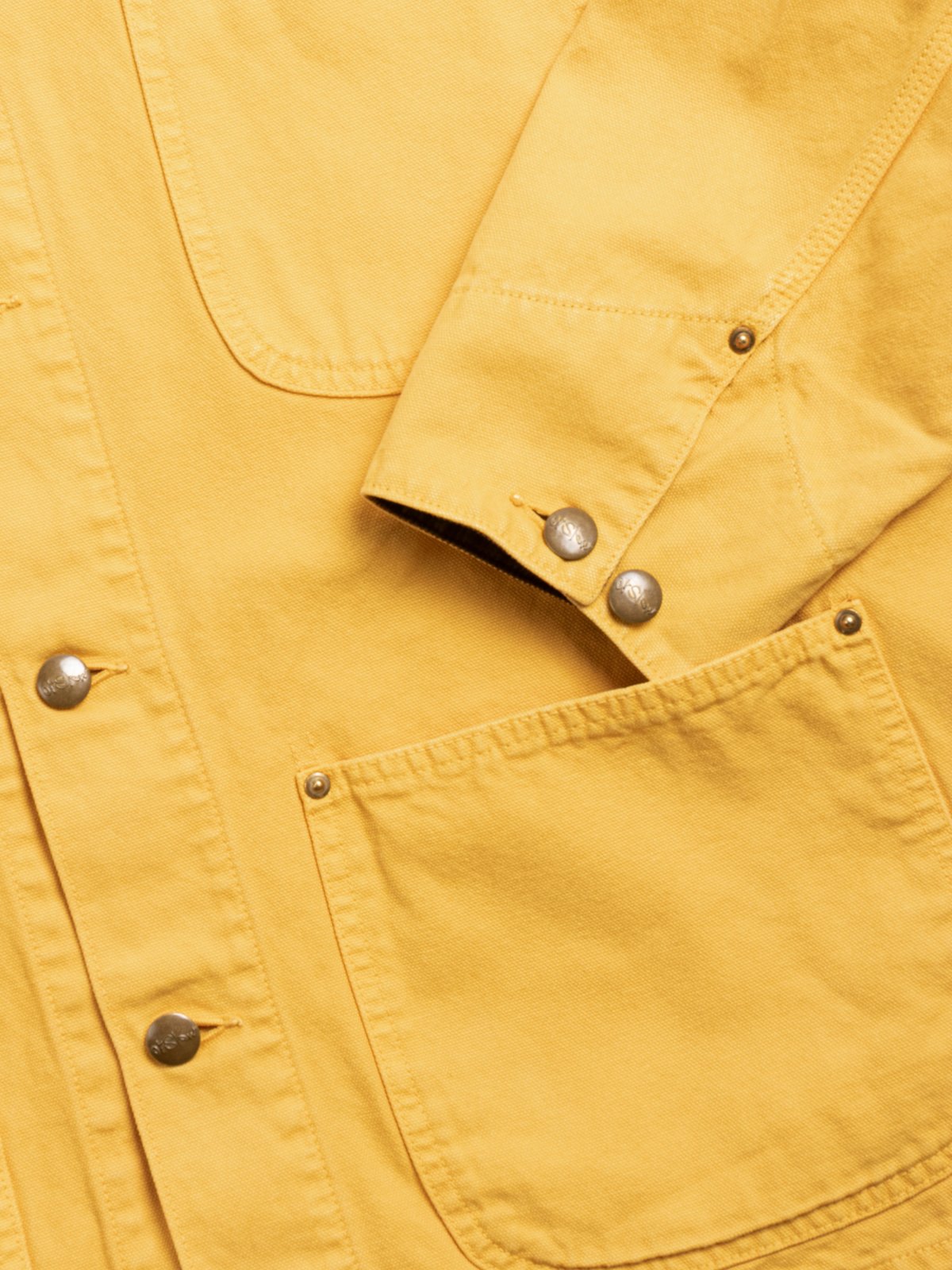(6034) RELAX FIT OXFORD COVERALL YELLOW - Image 3
