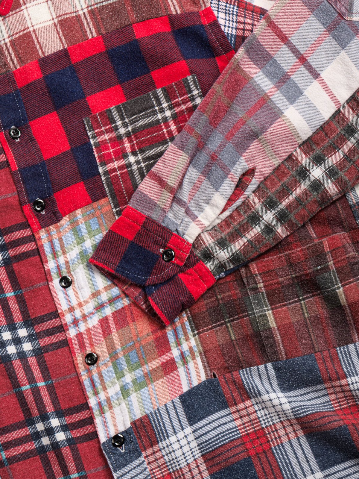 REBUILD by NEEDLES FLANNEL SHIRT STRAIGHT HEM SHIRT ASSORTED 2 - Image 4