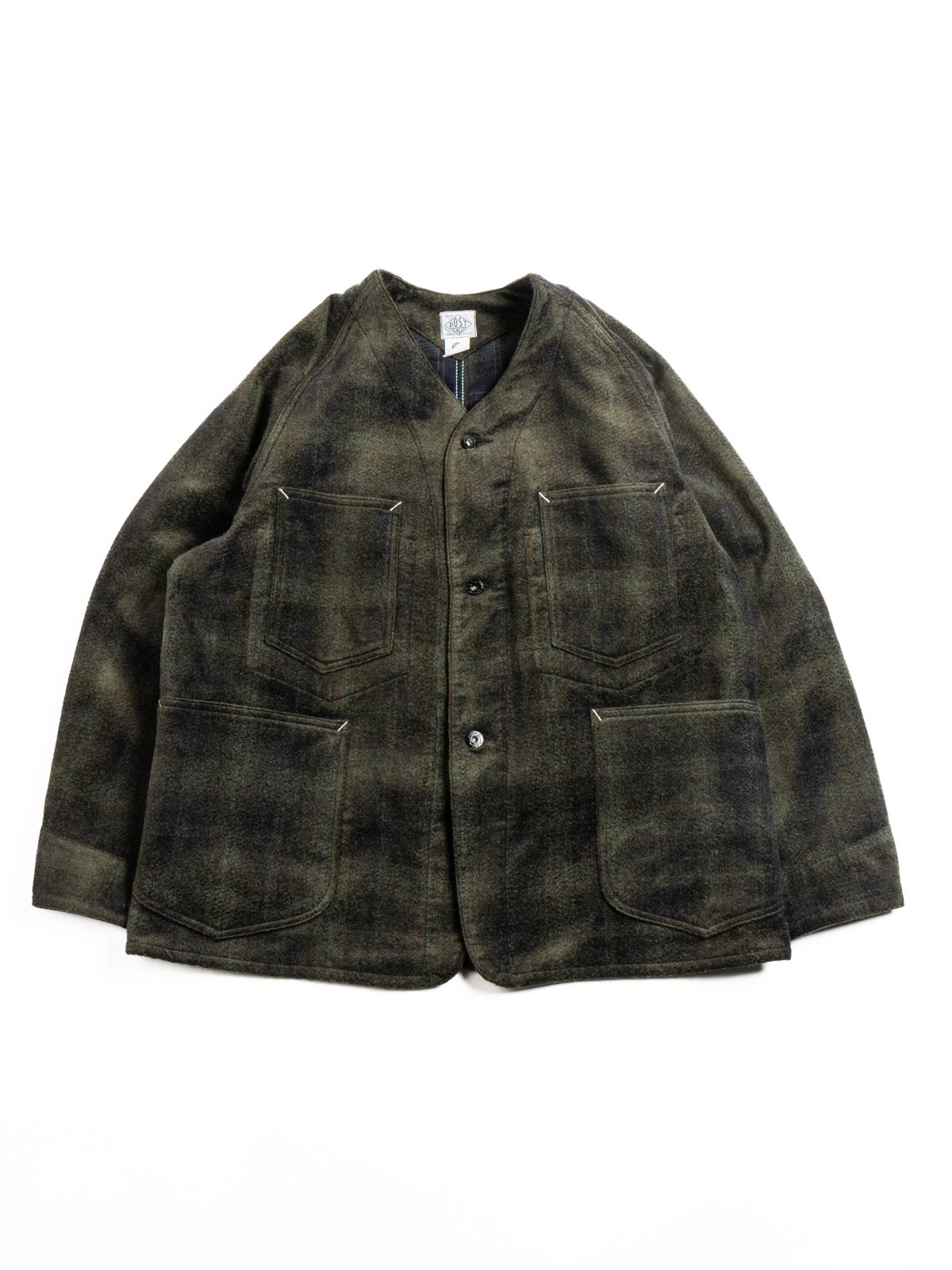 POST 47 DV COVERALL NEEDLE PUNCH BROWN GREEN - Image 1