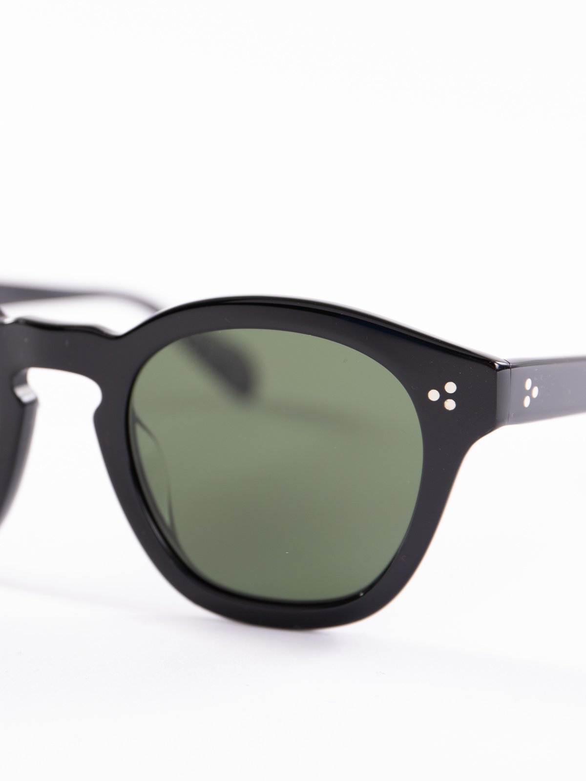 Black/Dark Green Boudreau LA Sunglasses - Image 3