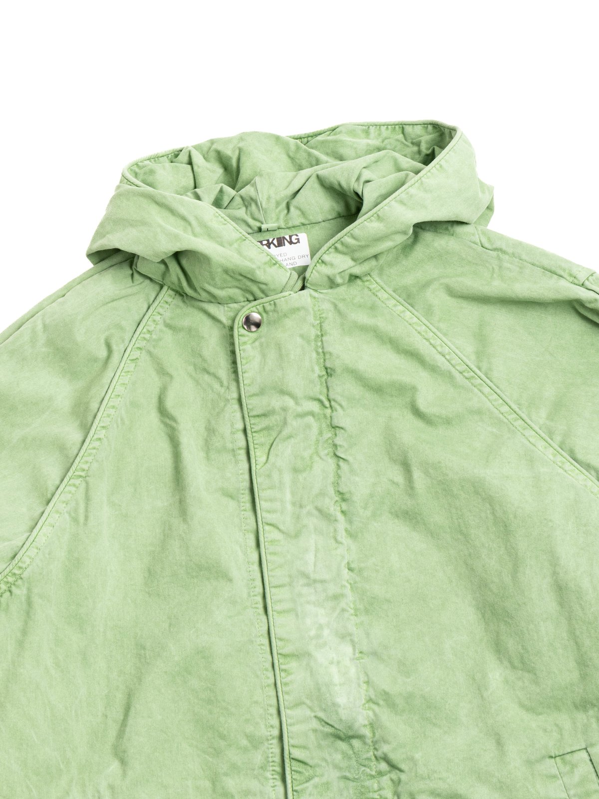 MAES PARKA COTTON SATEEN MANTIS GREEN - Image 2