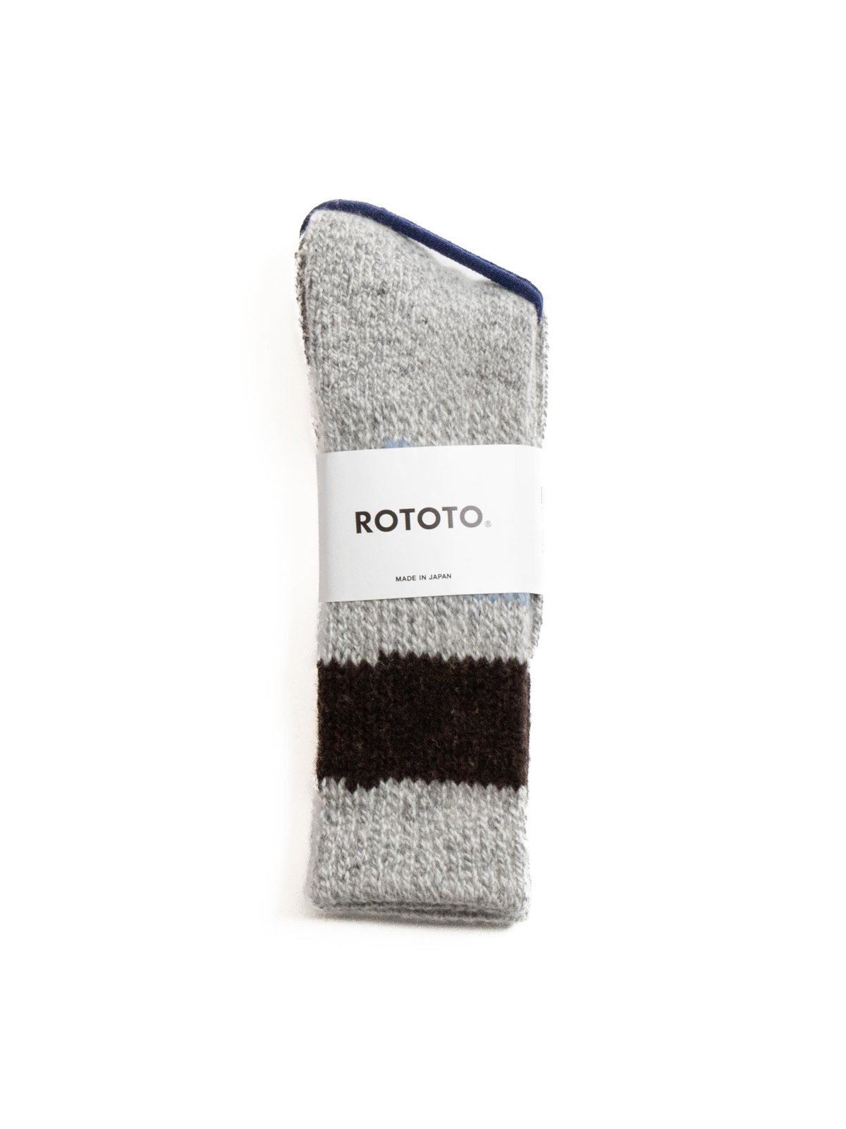 RETRO WINTER OUTDOOR SOCKS GRY/D.BW/L.BL - Image 1