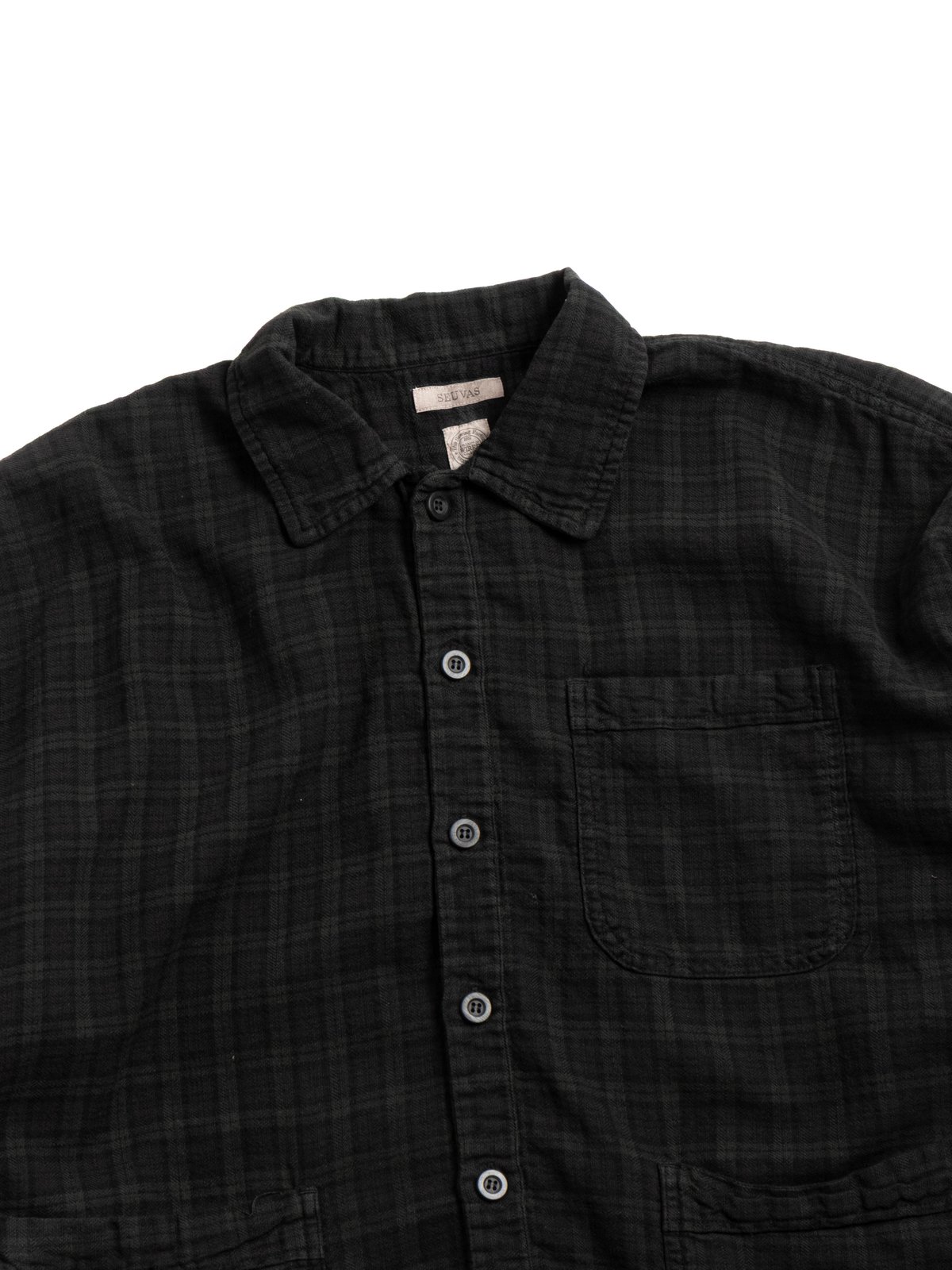 (SV&ndash;SH&ndash;029) PLAID COMFY SHIRT DARK BLUE - Image 2