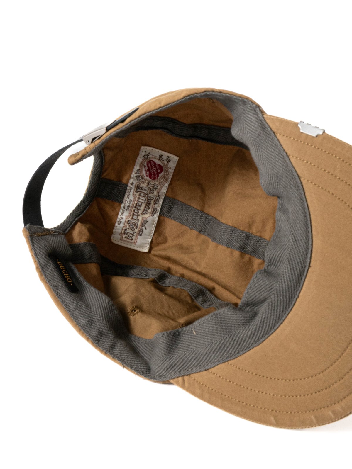MILLERRAIN WAXED COTTON FISHING CAP BEIGE - Image 6
