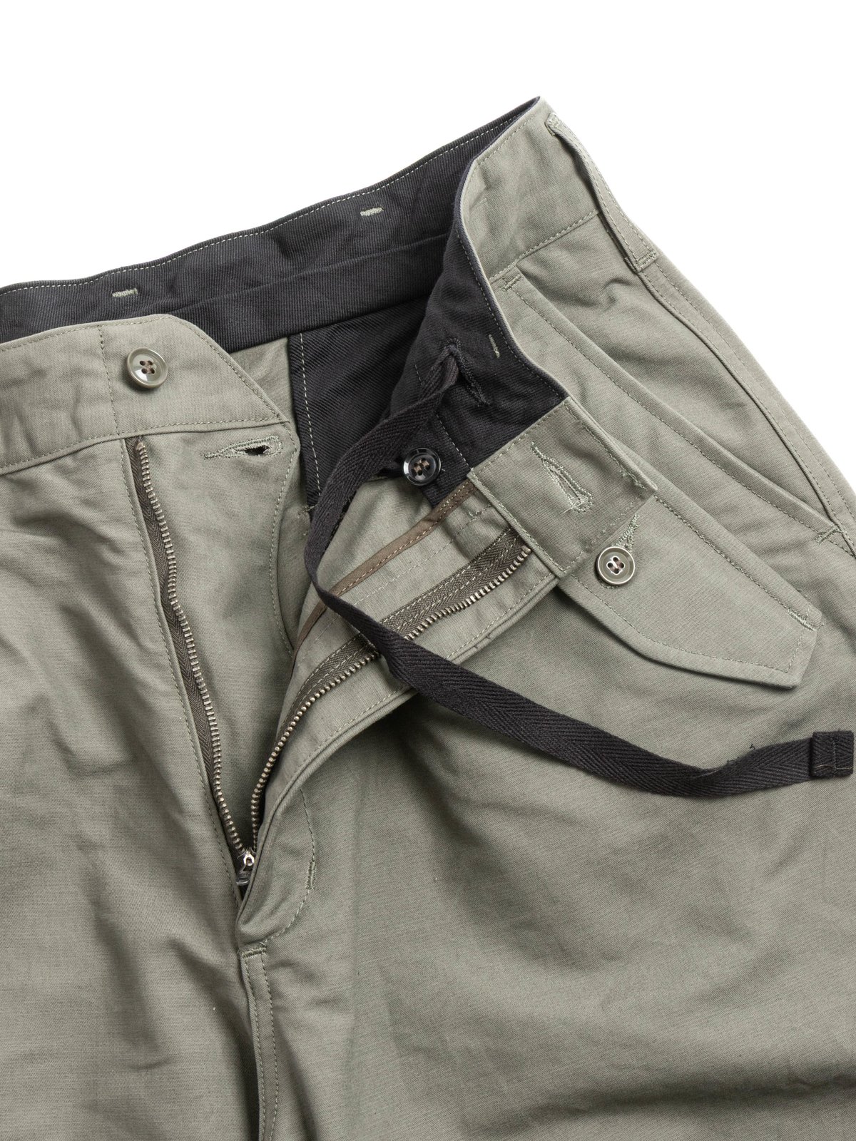 IAC PANT OLIVE COTTON DOUBLE CLOTH - Image 3