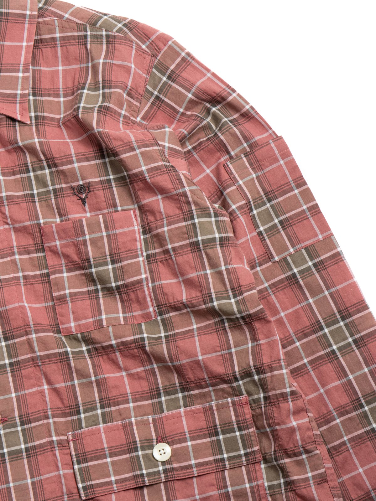 SOUTH2 WEST8 RANGER SHIRT PLAID RED - Image 2